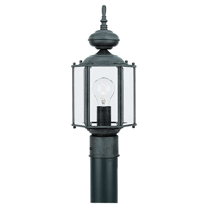 Generation Lighting Single-Light Classico Post Lantern, Polished Brass