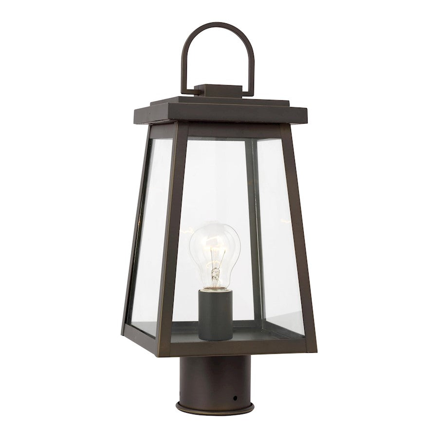 Sea Gull Founders 1 Light 9.3W Outdoor Post Lantern, Bronze - 8248401EN3-71