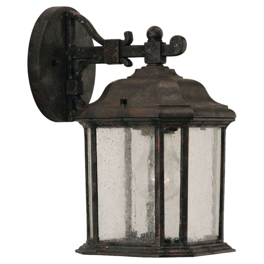 Generation Lighting Single-Light 029 Kent Outdoor Wall Lantern, Black