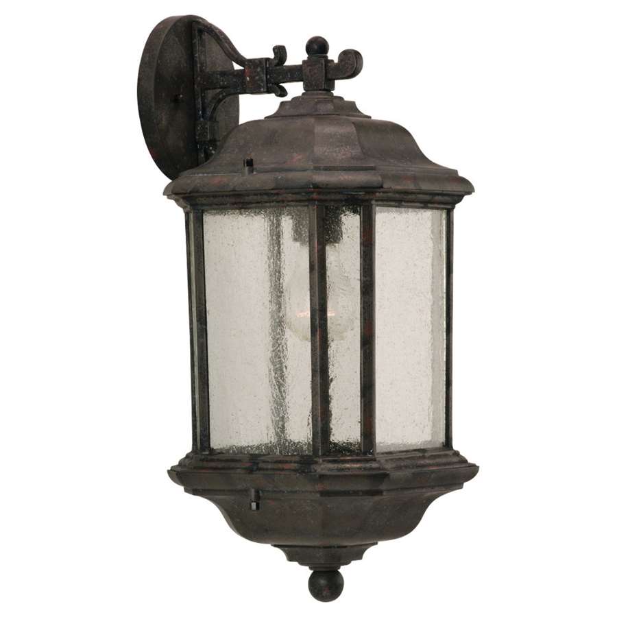 Generation Lighting Single-Light 030 Kent Outdoor Wall Lantern, Black