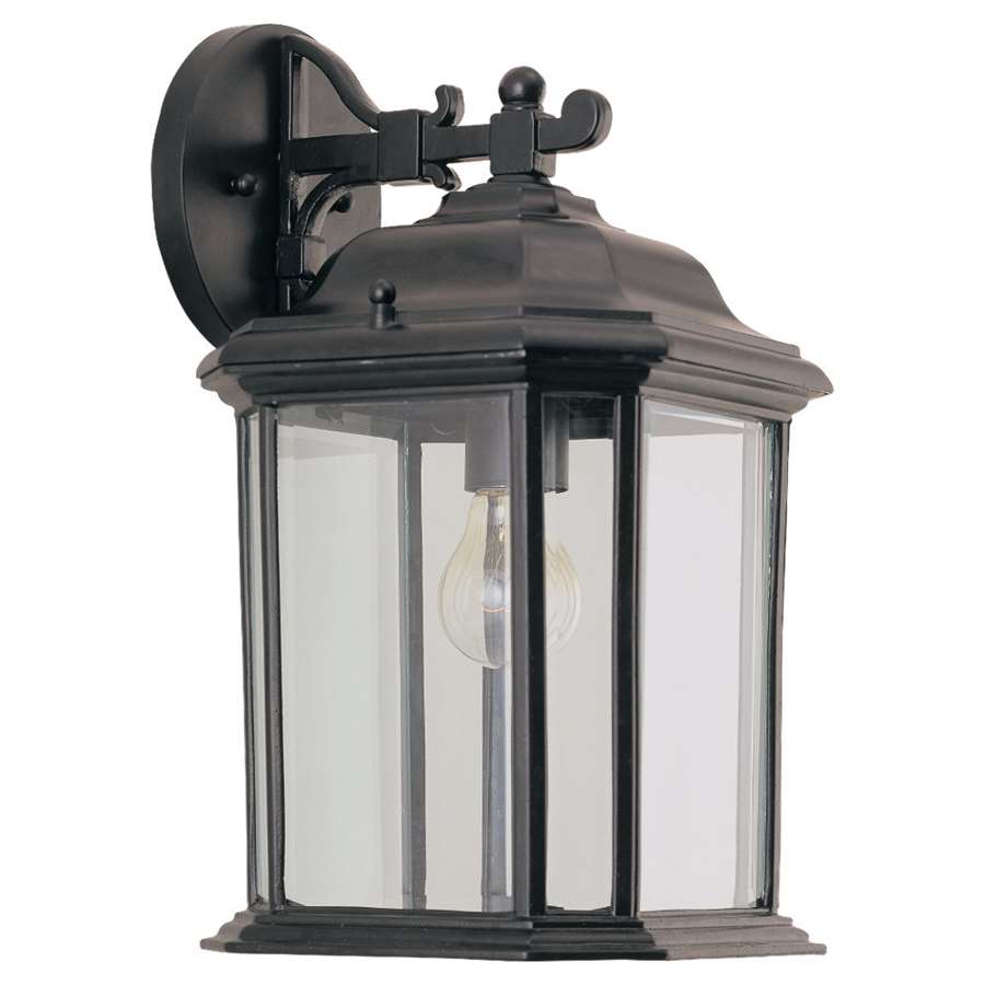 Generation Lighting Single-Light 031 Kent Outdoor Wall Lantern, Black