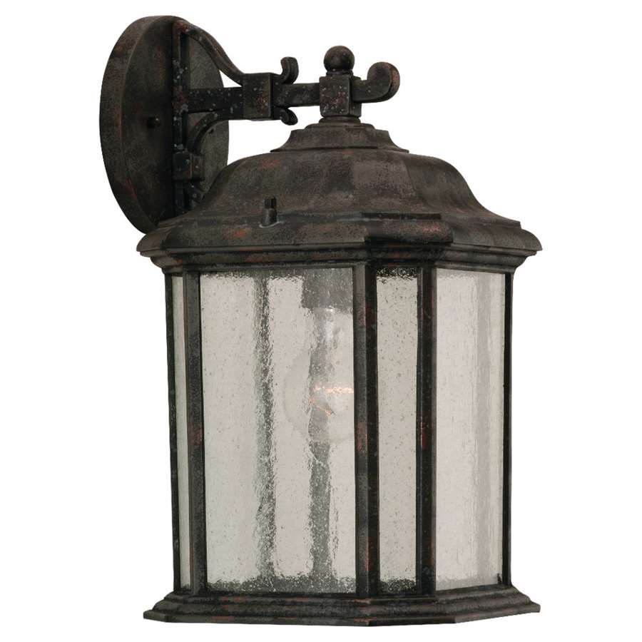 Generation Lighting Single-Light 031 Kent Outdoor Wall Lantern, Black