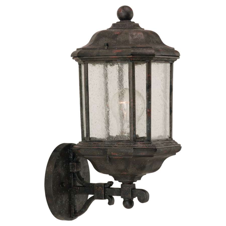 Generation Lighting Single-Light 032 Kent Outdoor Wall Lantern, Black