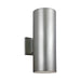 Sea Gull Lighting Cylinders Small LED Wall, Nickel/Tempered - 8413897S-753