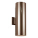Sea Gull Lighting Cylinders Large LED Wall, Bronze/Tempered - 8413997S-10