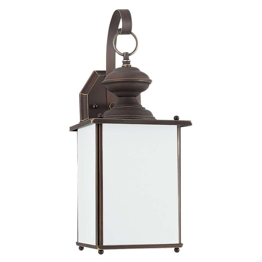 Generation Lighting Jamestowne 1-Lt Outdoor Wall Lantern, Bronze