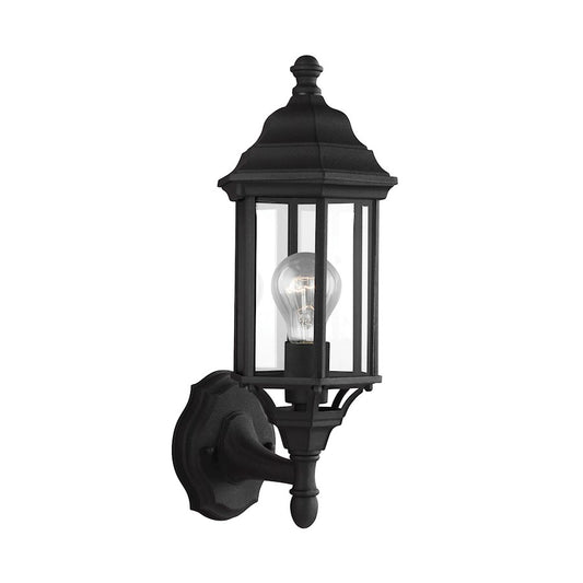 Generation Lighting Sevier SM 1 Lt Uplight Outdoor Wall Lantern, BK