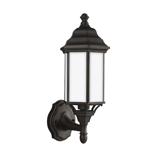 Sea Gull Sevier 1 Up Light Outdoor Wall Lantern, Bronze/Satin - 8538751-71