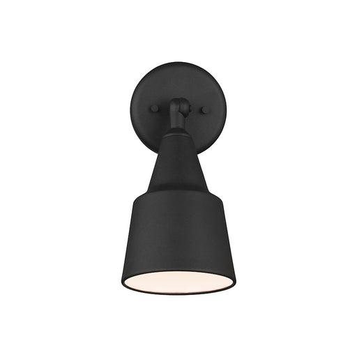 Sea Gull 1 Light Adjustable Swivel Flood Light, Black/Aluminum - 8560701-12