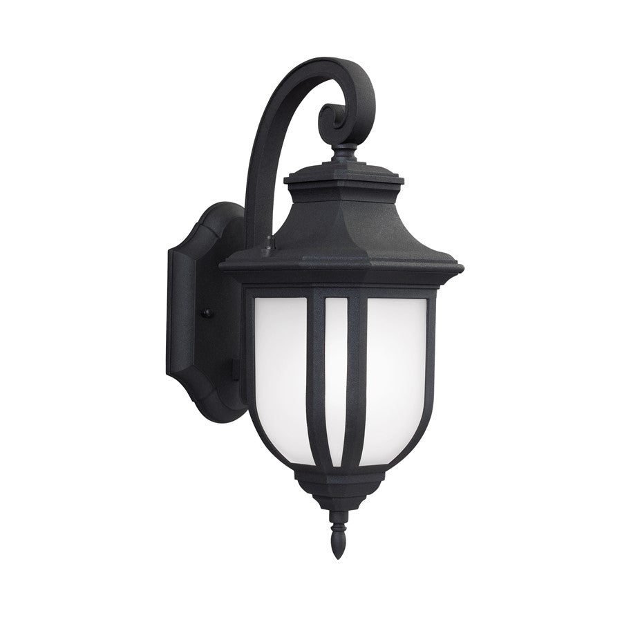 Generation Lighting Childress Medium 1 Lt Outdoor Wall Lantern, BK