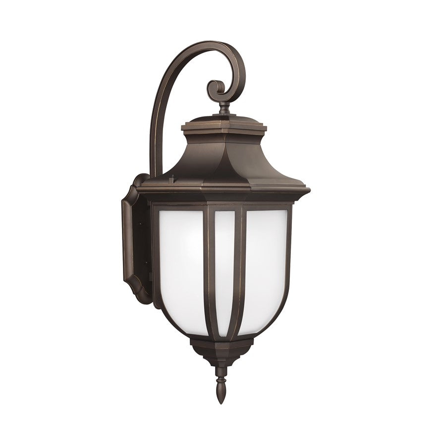 Generation Lighting Childress Medium 1 Lt Outdoor Wall Lantern, BK