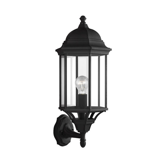 Generation Lighting Sevier LG 1 Lt Uplight Outdoor Wall Lantern, BK