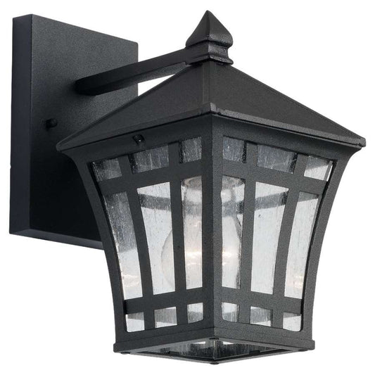 Generation Lighting 131 One Light Outdoor Wall Lantern, Black