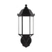 Sea Gull Sevier Medium Up Light Outdoor Wall Lantern, Black/Satin - 8838751-12