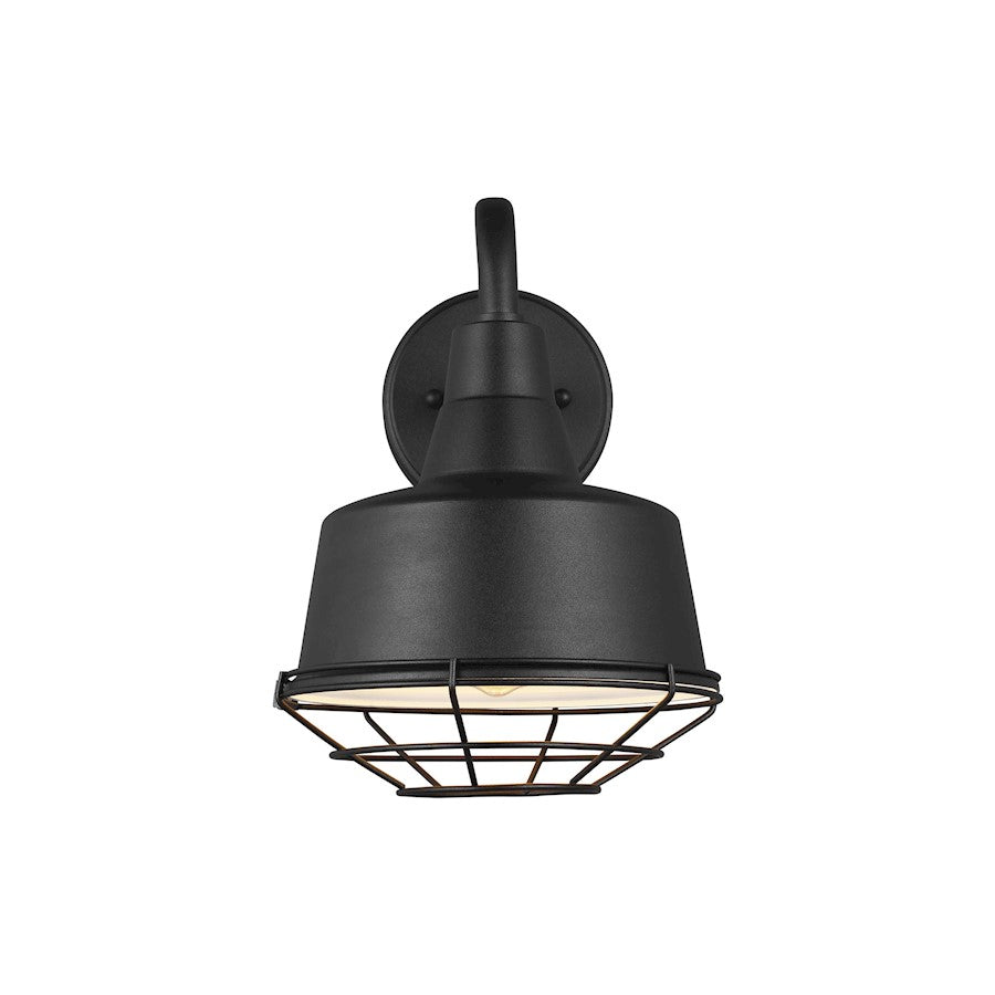 Sea Gull Lighting Barn Light Small Cage, Black - 95374-12