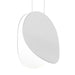 Sonneman Malibu Discs 7.5" LED Pendant, Satin White - 1765-03