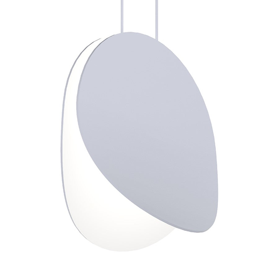 Sonneman Malibu Discs 10" LED Pendant, Dove Gray - 1766-18