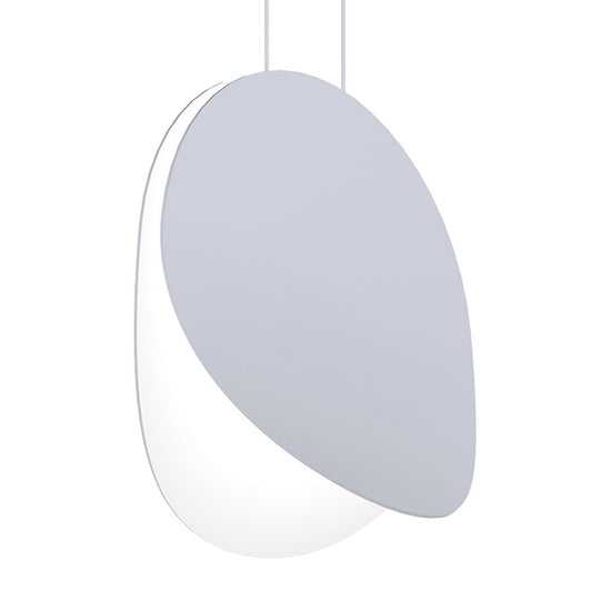 Sonneman Malibu Discs 14" LED Pendant, Dove Gray - 1767-18