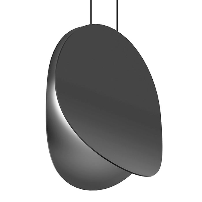 Sonneman Malibu Discs 14" LED Pendant, Satin Black - 1767-25