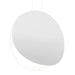 Sonneman Malibu Discs 18" LED Pendant, Satin White - 1768-03