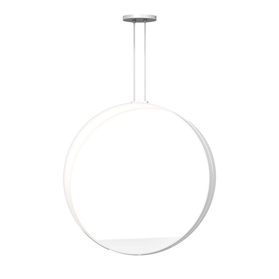 Sonneman Aureola 2 Light LED Pendant, Satin White - 1780-03