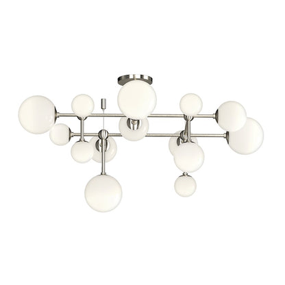 Sonneman Sabon LED Semi-Flush, Satin Nickel - 2069-13