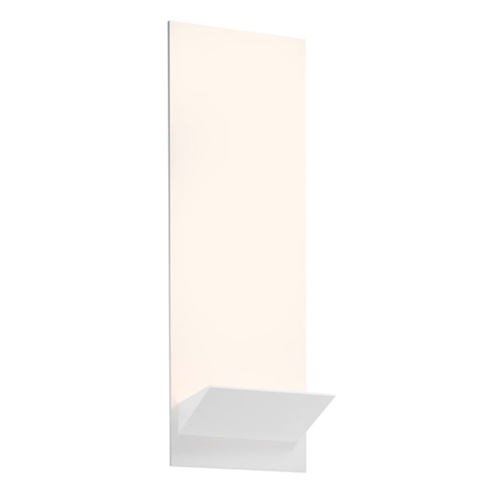 Sonneman Panel Wedge LED Sconce, Textured White and Textured White - 2371-98