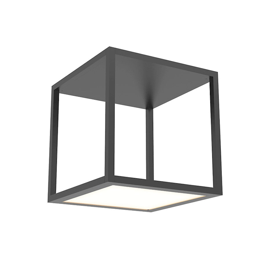 Sonneman Cubix 1-Light Tall LED Surface Mount, Satin Black - 24Z0009