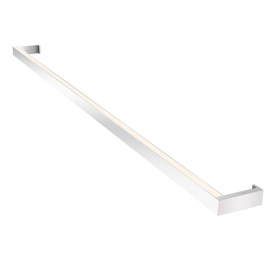 Sonneman Thin-Line 4' 2 Sided LED Wall Bar, 2700K, Satin Aluminum - 2812-16-4-27