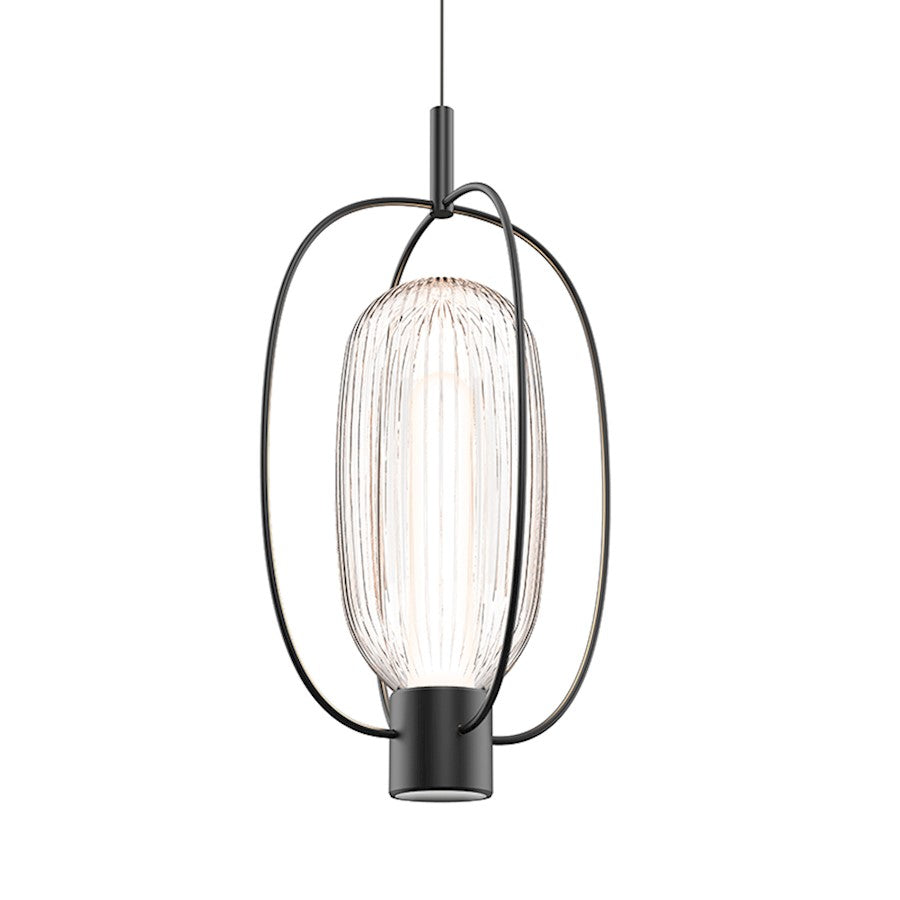 Sonneman Friso Aro LED Pendant, Satin Black - 3102-25