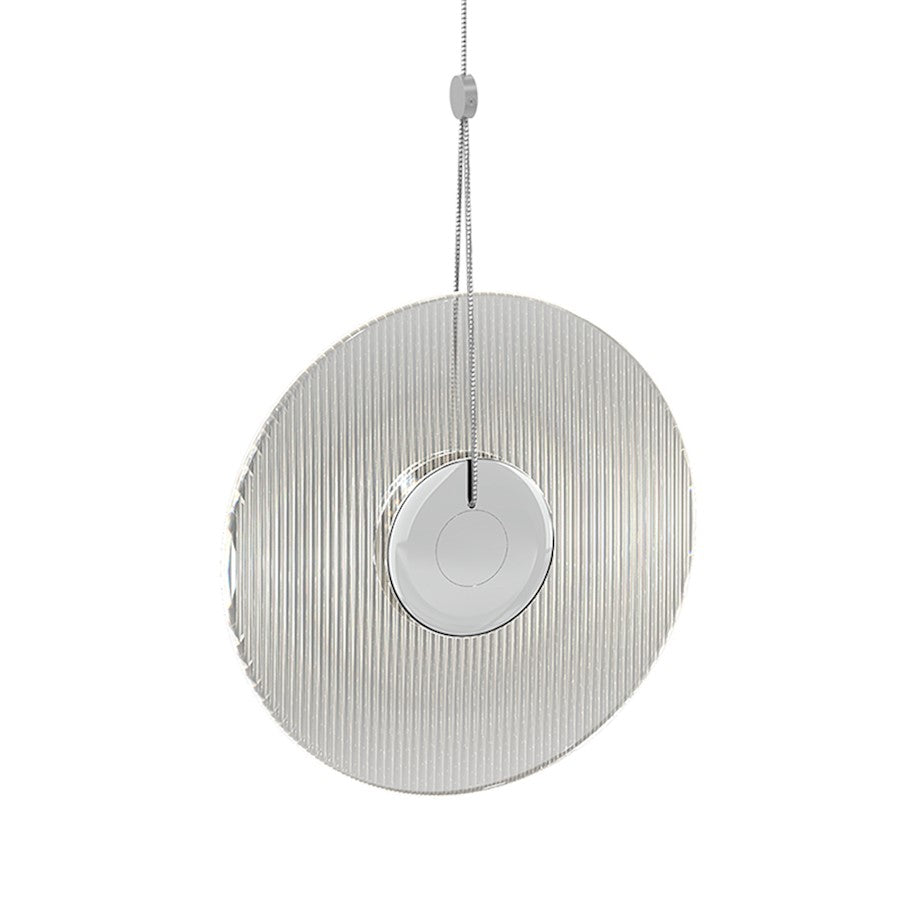 Sonneman Meclisse LED Pendant, Polished Chrom/Clear Glass - 3111-01C