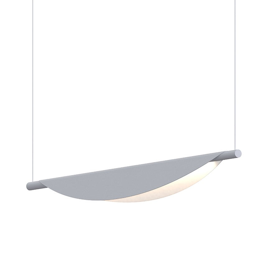 Sonneman Tela LED Pendant, Dove Gray - 3121-18