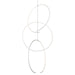 Sonneman Torc LED Triple Pendant, Satin White - 3153-03