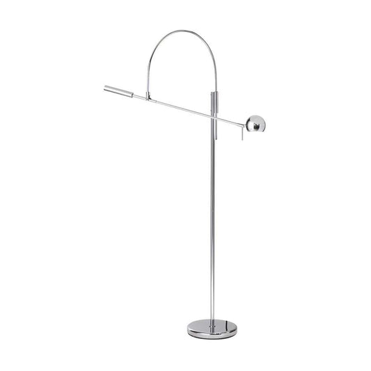 Sonneman 1-Light Orbiter Floor Lamp in Polished Chrome - 3330-01