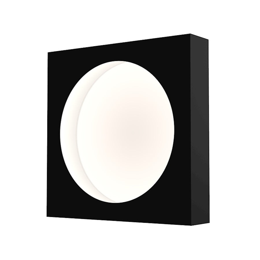 Sonneman Vuoto 10" LED Sconce, Satin Black - 3701-25