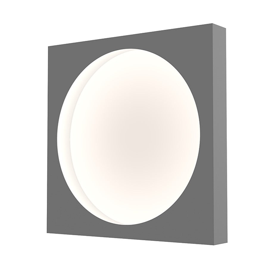 Sonneman Vuoto 15" LED Sconce, Dove Gray - 3702-18