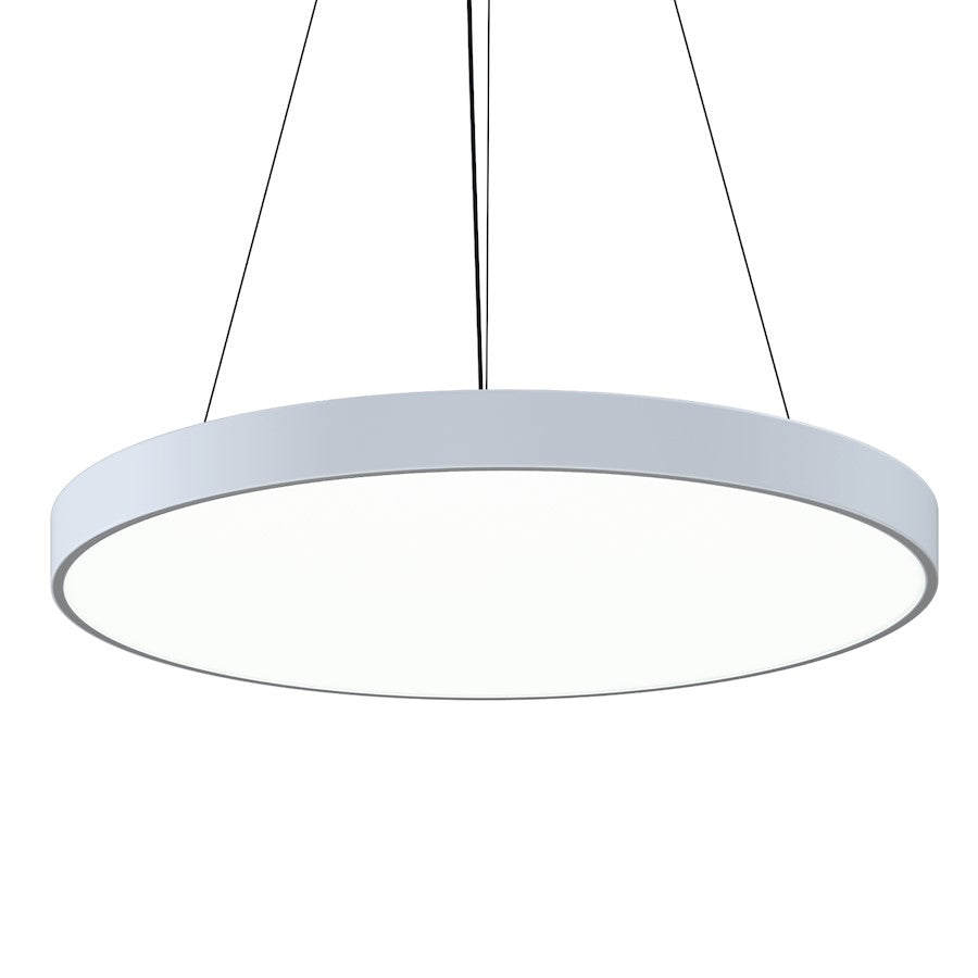 Sonneman Pi 30" Round LED Pendant, Satin White/Satin White - 3745-03