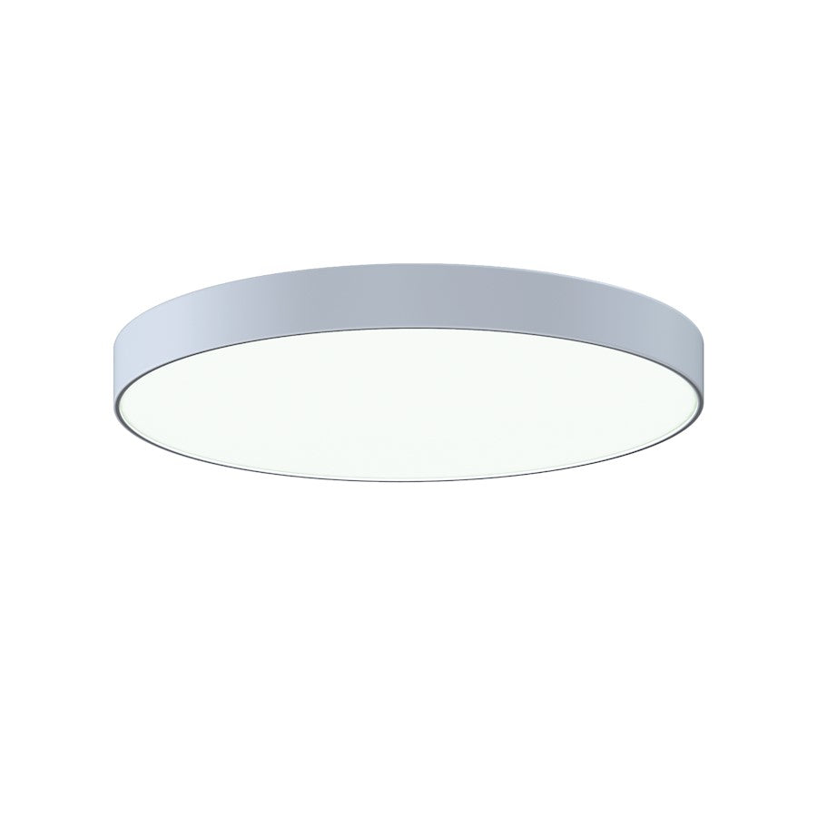 Sonneman Pi 24" Round LED Surface Mount, 3500K, Satin White/White - 3747-03-35