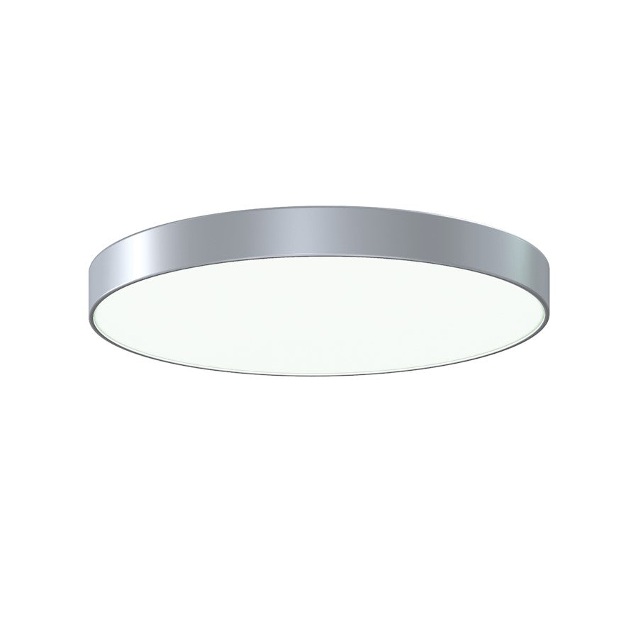 Sonneman Pi 24" Round LED Surface Mount, Satin Aluminum/Satin Aluminum - 3747-16