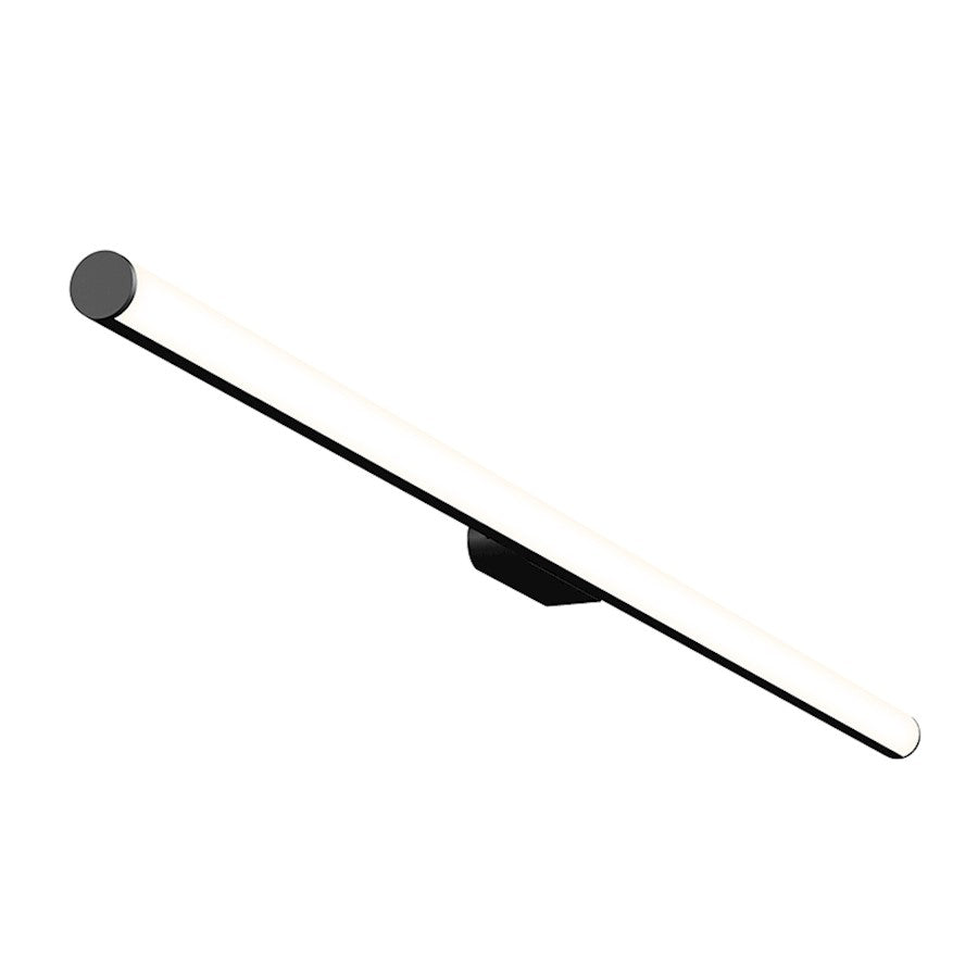 Sonneman Fino 32" 1 Light LED Bath Bar, Satin Black - 3773-25