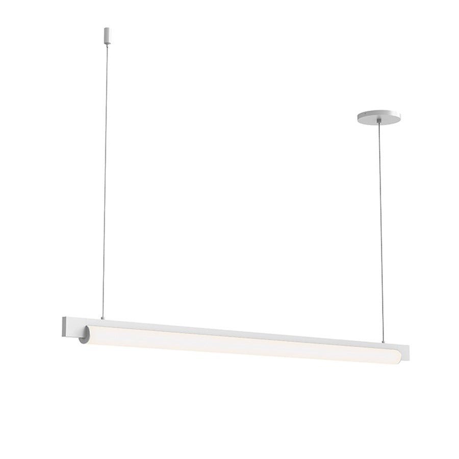 Sonneman Keel 44" LED Pendant, Satin White - 3826-03