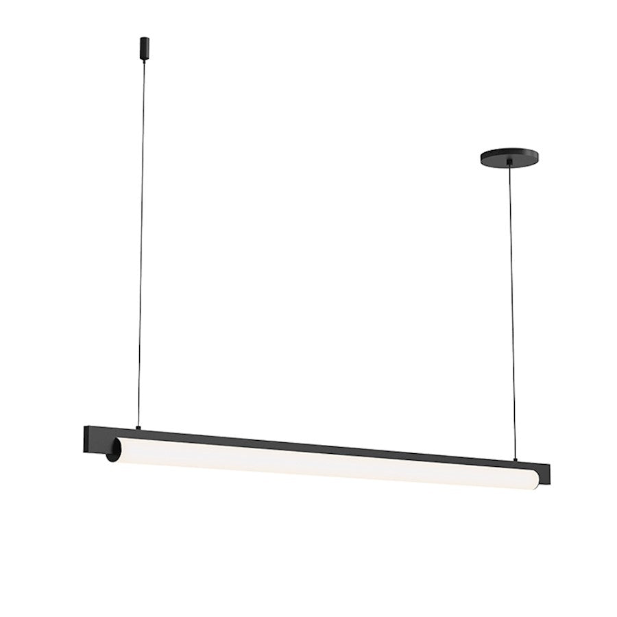 Sonneman Keel 44" LED Pendant, Satin Black - 3826-25