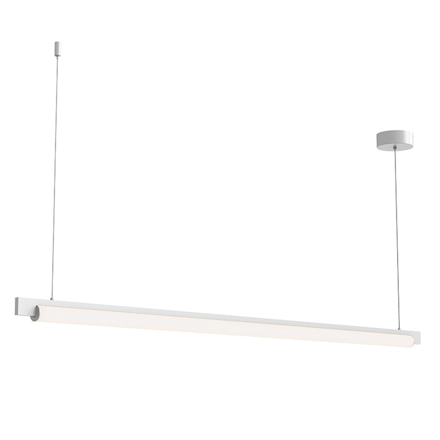 Sonneman Keel 60" LED Pendant, Satin White - 3828-03