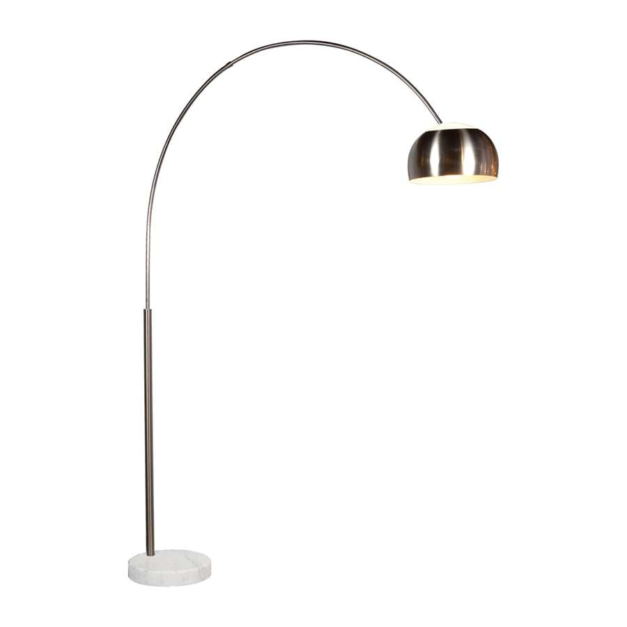 Sonneman 1-Light Arc Floor Lamp in Satin Nickel - 4096-13G