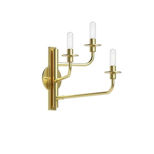 Sonneman Atelier Sconce, Satin Brass - 4540-38