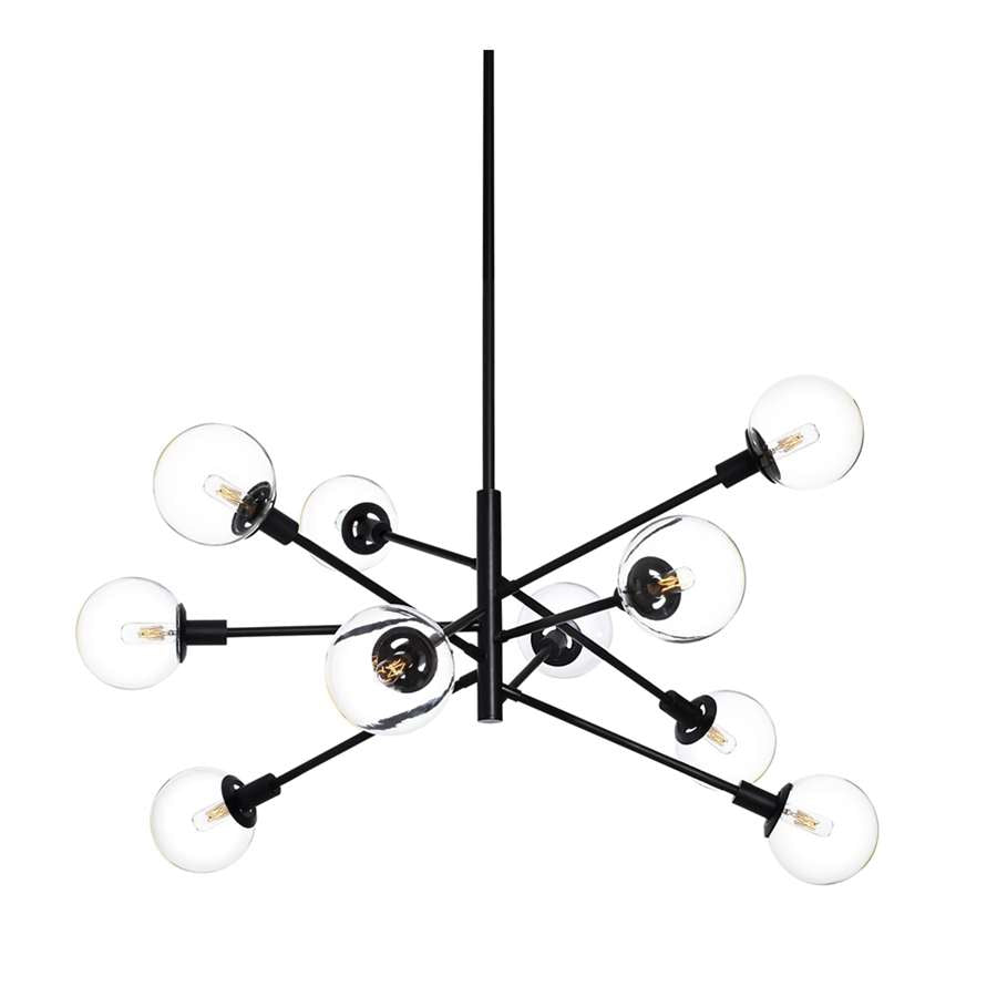 10 Light Radial Pendant