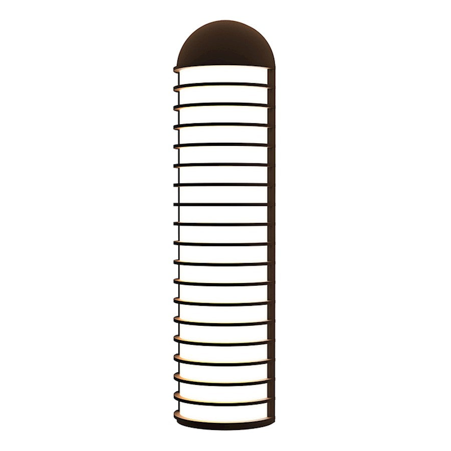 Sonneman Lighthouse Tall LED Sconce, Textured Bronze - 7402-72-WL