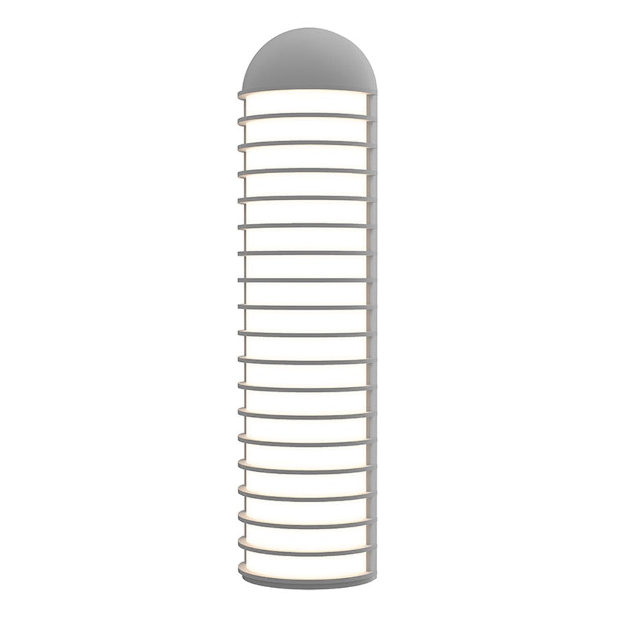 Sonneman Lighthouse Tall LED Sconce, Textured Gray - 7402-74-WL