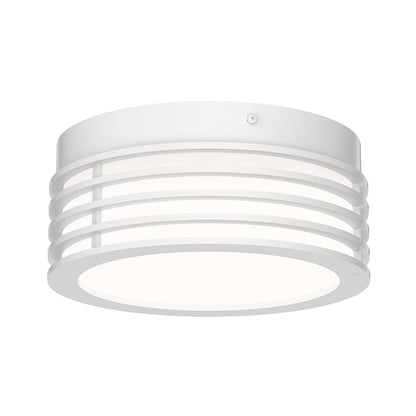 Sonneman Marue 7" Round LED Surface Mount, Textured White - 7420-98