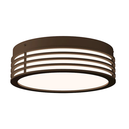 Sonneman Marue 10" Round LED Surface Mount, Textured Bronze - 7421-72